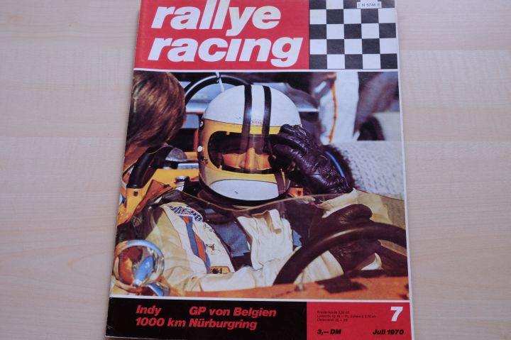 Deckblatt Rallye Racing (07/1970)